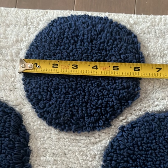 MacKenzie-Childs 24x36 Royal Dot Bath Rug - Picture 13 of 13